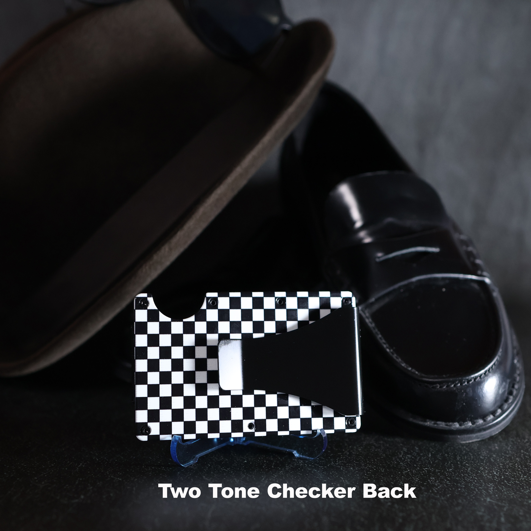 2 Tone Ska Wallet with RFID Protection – Unique Two Tone RFID Card Holder, Perfect Gift for Skankers