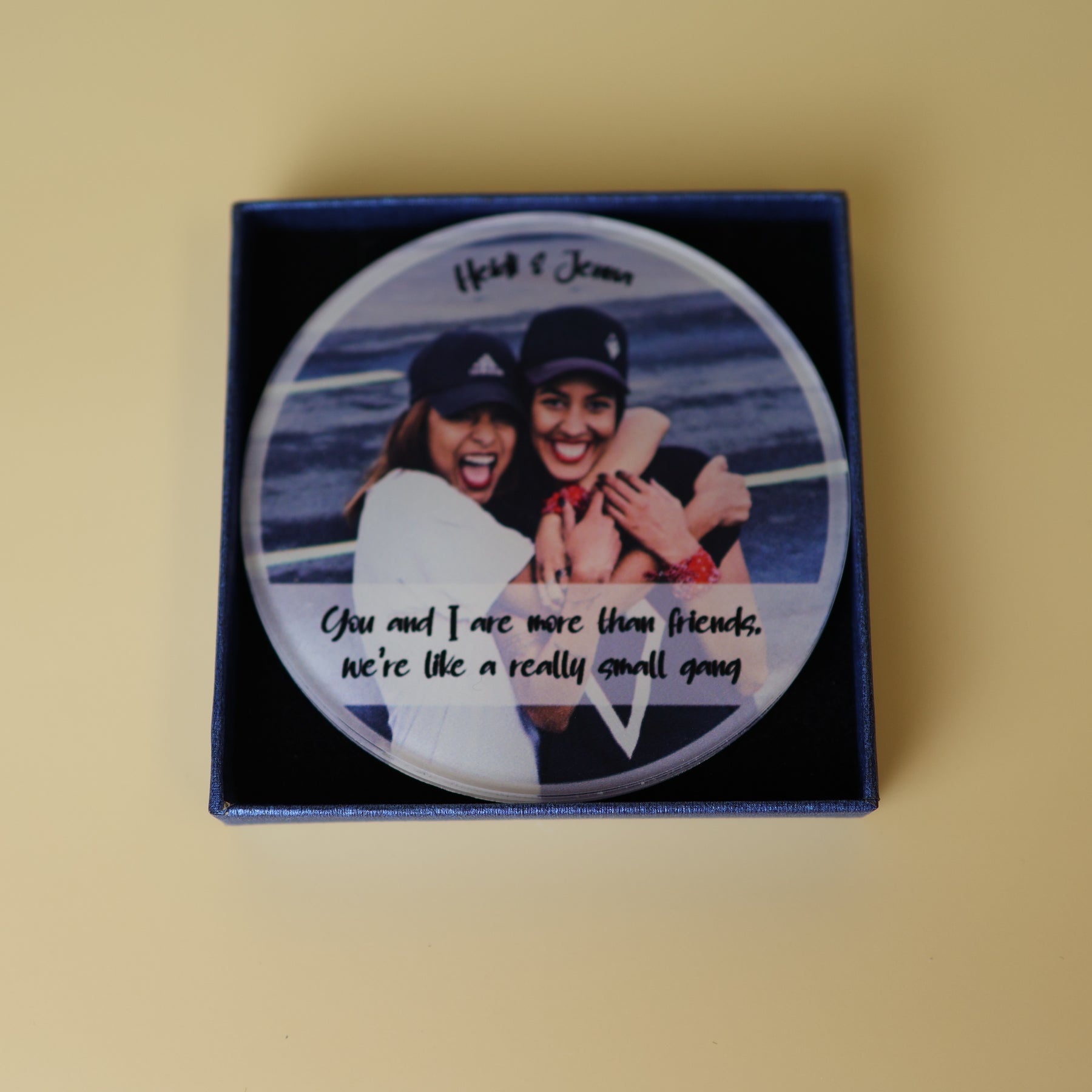 Besties-Best Friend Interactive Custom Ornament- Personalized Awesome one of a Kind Gift