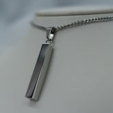 Plated Bar Necklace With Elegant Chain-Bulk Purchase- Laser Engraving-Limited Quantities