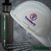 Logo Decal Great for Hard Hats Mugs and and other promotional hard surface items.