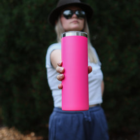 20oz Stainless Steel Powder Coated Skinny Tumbler Blanks-Promo Gear or Bulk Orders